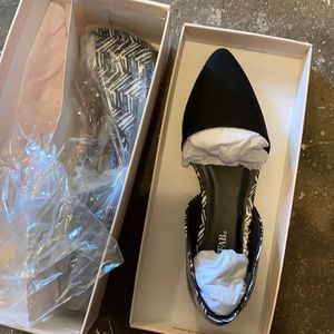 Never worn zebra flats!